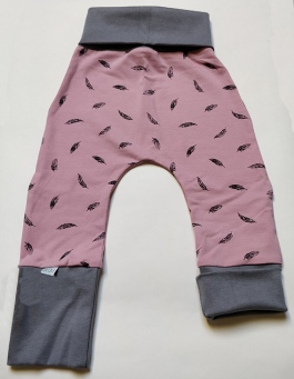 legging pluim roze grey